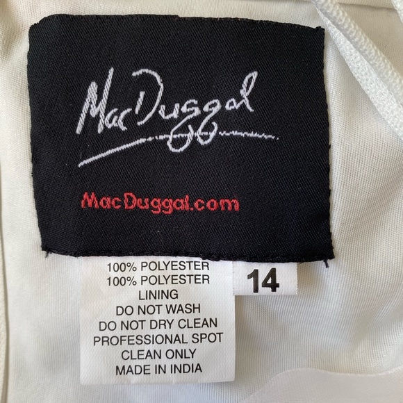 MAC DUGGAL One-Shoulder Embroidered Maxi Dress We Select Dresses - Picture 14 of 16